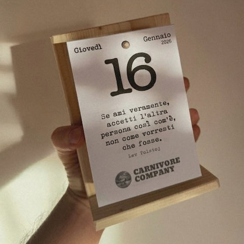 Calendario 2026 Carnivore Company