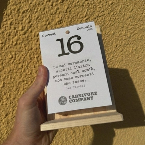 Calendario 2026 Carnivore Company