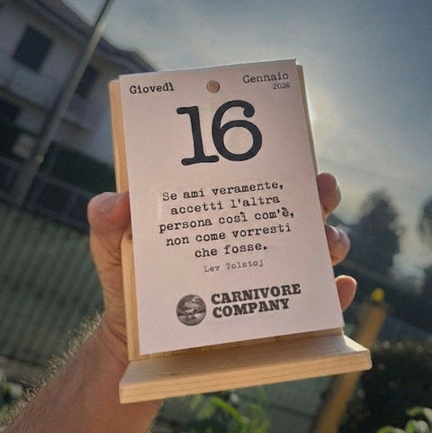 Calendario 2026 Carnivore Company