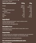 Valori nutrizionali: proteine del manzo grass fed cacao