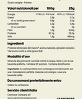 Valori nutrizionali: proteine del manzo grass fed vaniglia