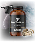 testicoli di toro grass fed con ostriche e fegato grass fed